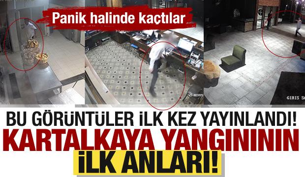 Bu görüntüler ilk kez yayınlandı: Kartalkaya'daki otel yangınının çıkış anları!