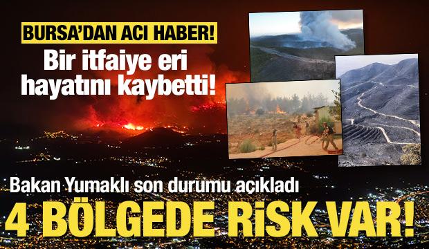 Bursa'daki yangında son durum ne? Bin 765 kişi tahliye edildi! İşte son gelişmeler...