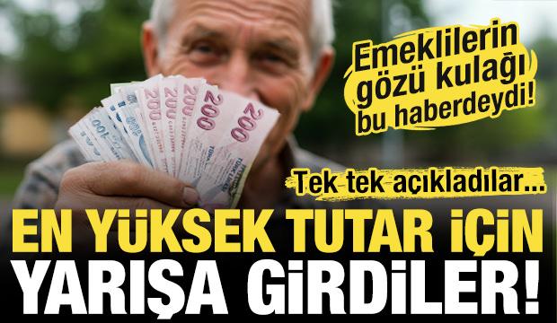 Emekliler dikkat! Bankalar tek tek açıkladı! İşte en yüksek promosyon veren bankalar!