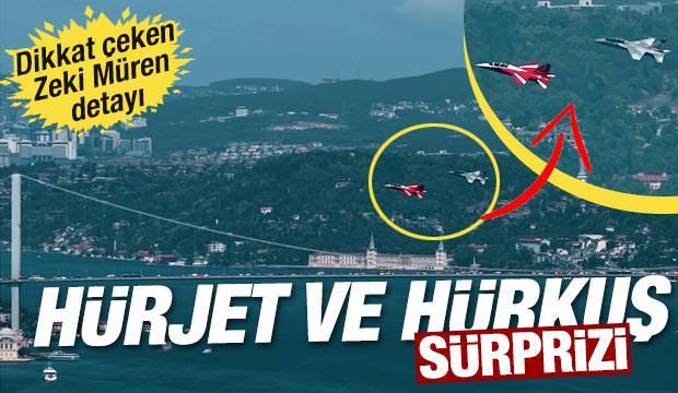 HÜRJET ve HÜRKUŞ İstanbul semalarında! Zeki Müren detayı dikkat çekti