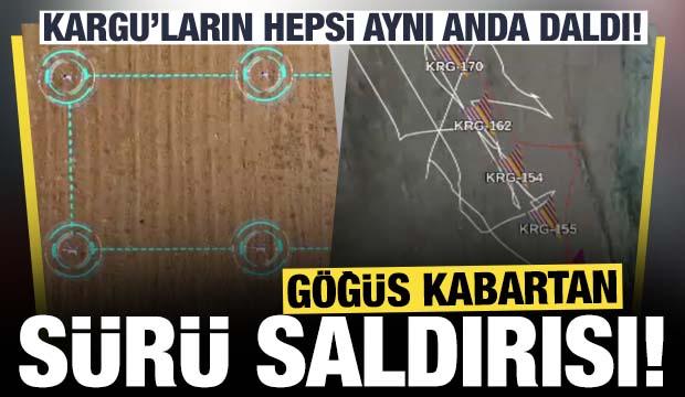 İHA KARGU’nun nefes kesen anları: Sürü saldırısı başarıyla tamamlandı  