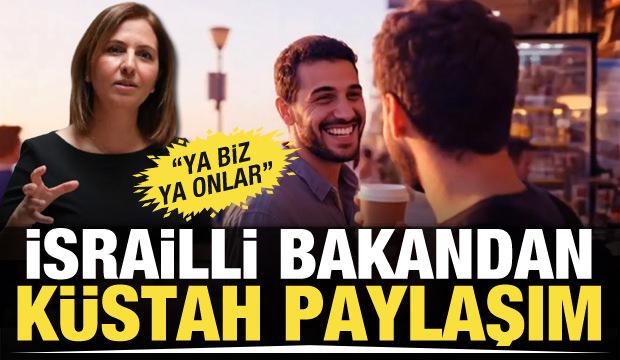 İsrailli bakandan Gazze'deki Filistinliler hakkında küstah paylaşım! 