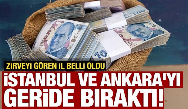 İstanbul ve Ankara'yı geride bıraktı! En fazlası bu ilde kaydedildi