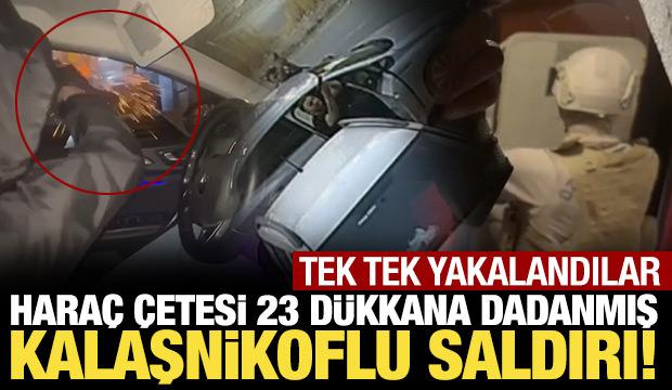 İstanbul'da haraç şebekesine operasyon: Kalaşnikofla saldırdılar