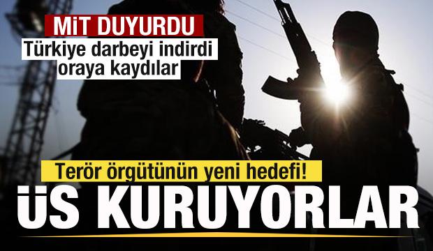 MİT duyurdu! Türkiye darbeyi indirdi! Oraya kaydılar! Terör örgütünün yeni hedefi!