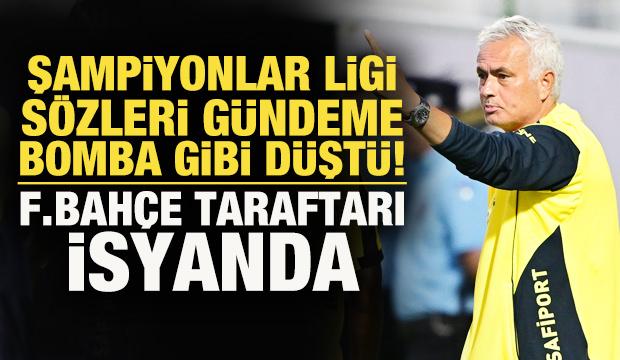 Mourinho'dan taraftarı kızdıracak Şampiyonlar Ligi yorumu: Fenerbahçe bir...