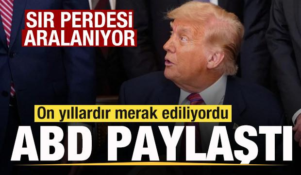 On yıllardır merak ediliyordu! ABD paylaştı! Sır perdesi aralanıyor