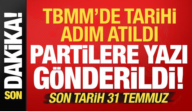 Partilere yazı gönderildi! TBMM'de son dakika gelişmesi...