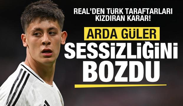 Real Madrid'den Türk taraftarları kızdıran karar! Arda Güler sessizliğini bozdu