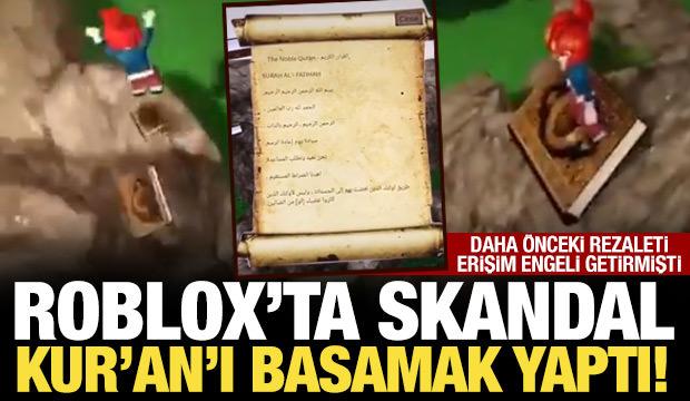 Roblox'ta skandal! Kur'an-ı Kerim'i basamak olarak kullandılar
