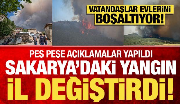 Sakarya'daki yangın Bilecik'e sıçradı! Müdahale sürüyor