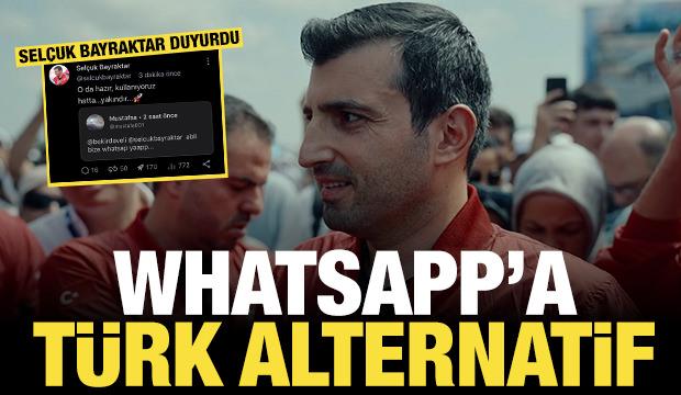 Selçuk Bayraktar duyurdu: Whatsapp'a Türk alternatif yolda!