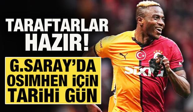 Taraftarlar hazır! Galatasaray'da Osimhen için tarihi gün