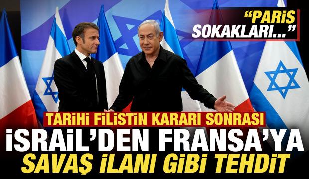 Tarihi Filistin kararı sonrası İsrail'den savaş ilanı gibi Fransa duyurusu! Macron'a darbe