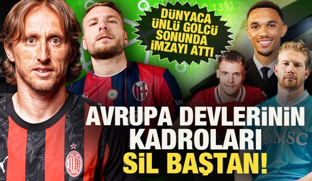 Transfer fırtınası sürüyor: Avrupa devlerinin kadroları sil baştan