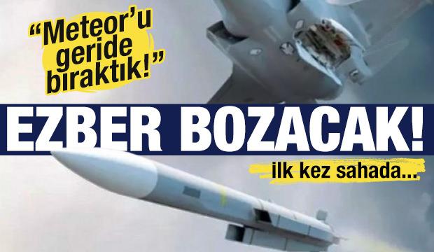 Türkiye'nin yeni nesil hava Gücü: 'Uçsa sınırı aşar!' Gökbora füzesi ilk kez tanıtıldı!