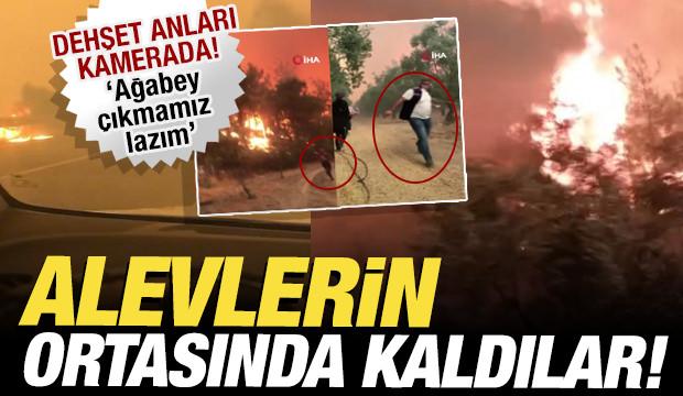Yangından son anda kurtuldular: 'Ortada kaldık!'