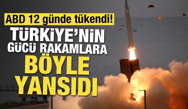 ABD 12 günde tükendi! Türkiye'nin gücü rakamlara böyle yansıdı