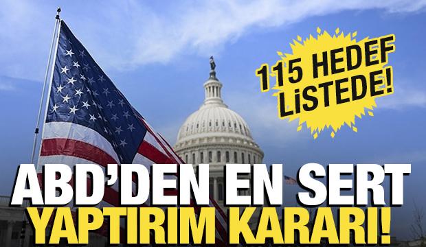 ABD'den yeni İran kararı: 115 hedef listede!