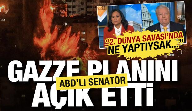 ABD'li senatörden acımasız Gazze itirafı: İkinci Dünya savaşında ne yaptıysak...