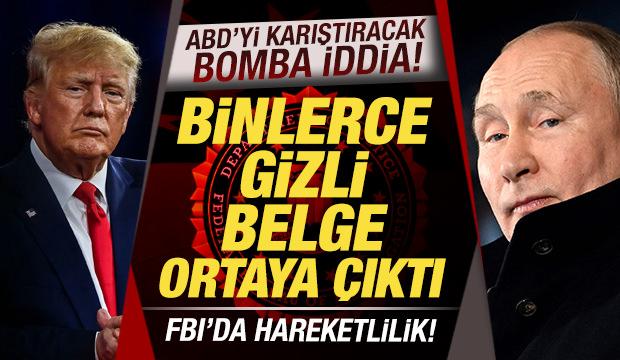 ABD'yi karıştıracak bomba iddia! FBI'da hareketlilik! Binlerce gizli belge ortaya çıktı