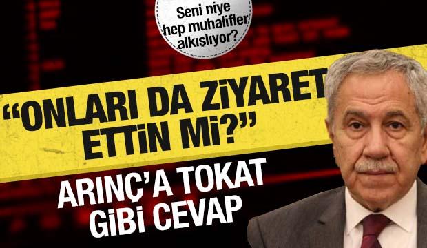 Arınç’a tokat gibi cevap: ‘Ters yola mı girdin?’ 