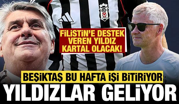 Beşiktaş Filistin'e destek verdiği için soruşturma açılan yıldızı transfer ediyor!