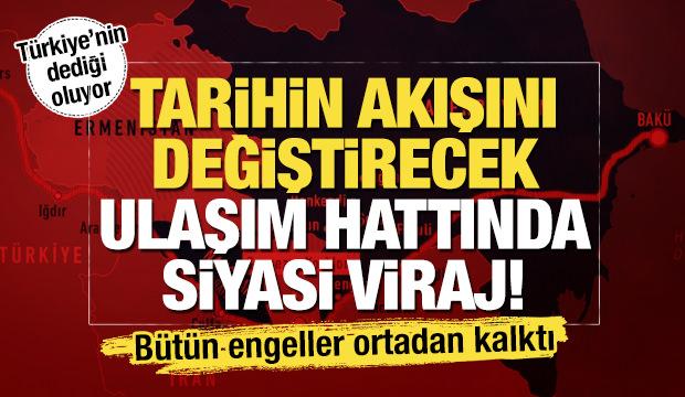 Bütün engeller ortadan kalktı! Tarihin akışını değiştirecek ulaşım hattında son perde