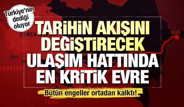 Bütün engeller ortadan kalktı! Tarihin akışını değiştirecek ulaşım hattında son perde