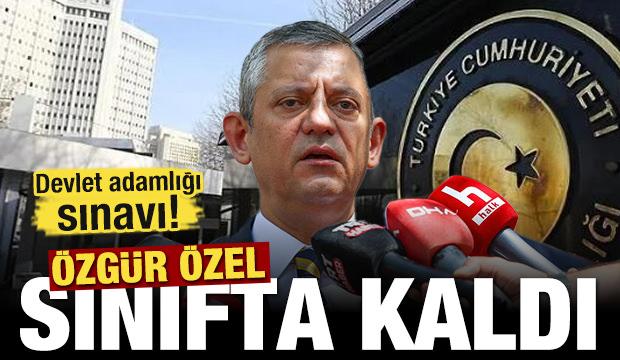 Devlet adamlığı sınavı: Özgür Özel sınıfta kaldı