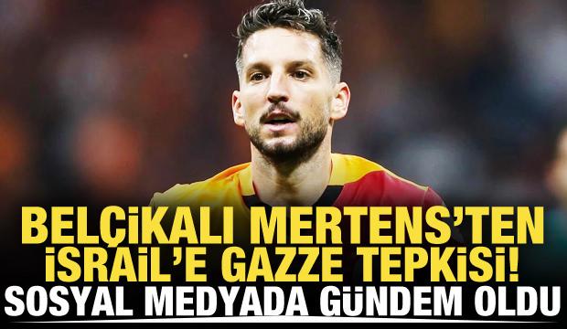 Dries Mertens İsrail'e tepki! Gazze çağrısı gündem oldu