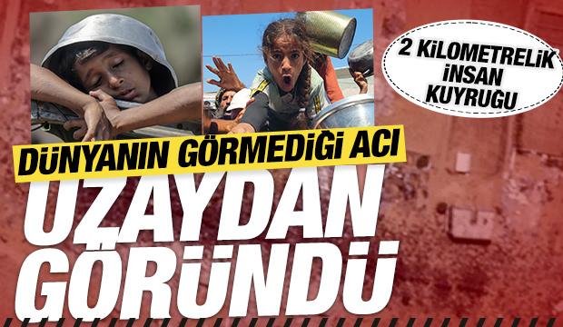 Dünyanın göremediği acı! Uzaydan göründü....
