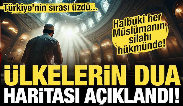En çok dua eden ülkeler açıklandı! Türkiye'nin yüzde kaçı dua ediyor?