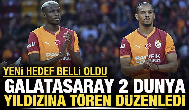 Galatasaray 2 dünya yıldızı için imza töreni düzenledi! Dursun Özbek yeni hedefi duyurdu