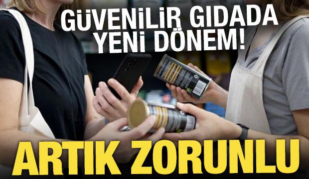 Gıda satış ve tüketim yerlerinde "karekod" uygulaması başladı