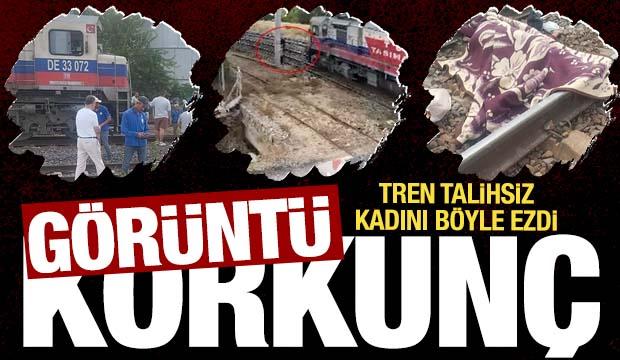 Hemzemin geçitte trenin çarptığı kadın hayatını kaybetti
