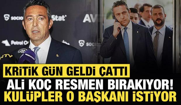 Kulüpler Birliği için kritik gün! Ali Koç resmen bırakıyor! Kulüpler o başkanı istiyor