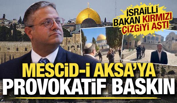 Mescid-i Aksa'ya provokatif baskın! Ben-Gvir bu kez kırmızı çizgiyi aştı