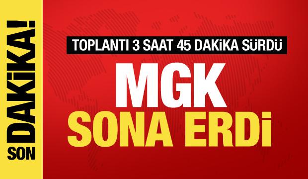 Milli Güvenlik Kurulu toplantısı sona erdi