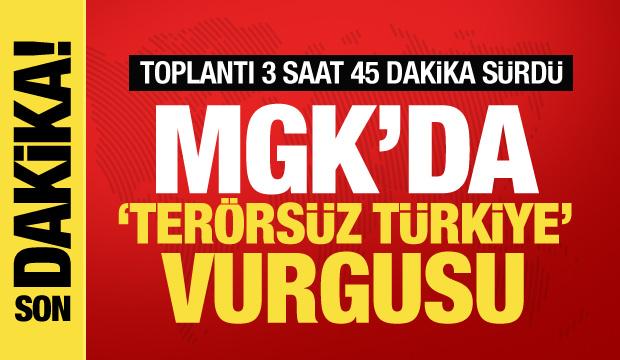 Milli Güvenlik Kurulu toplantısı sona erdi