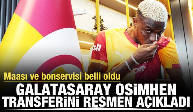 Osimhen resmen Galatasaray'da! Maliyeti açıklandı