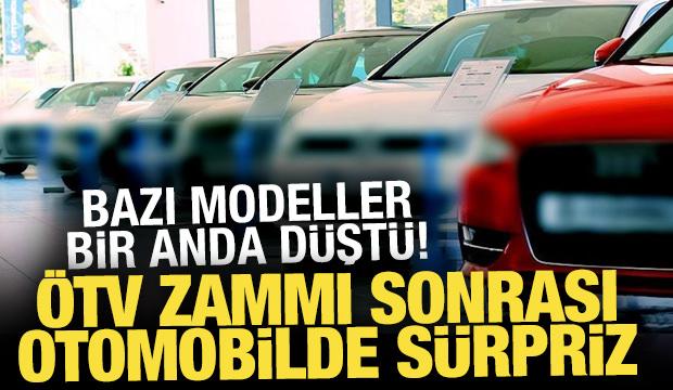 ÖTV zammı sonrası otomobil piyasasında sürpriz!