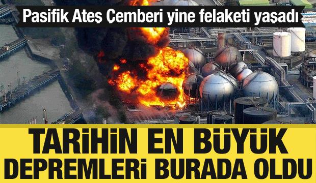 Pasifik Ateş Çemberindeki deprem ve tsunamiler...