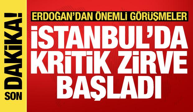 Son dakika: İstanbul'da Akdeniz zirvesi! Erdoğan'dan önemli görüşmeler