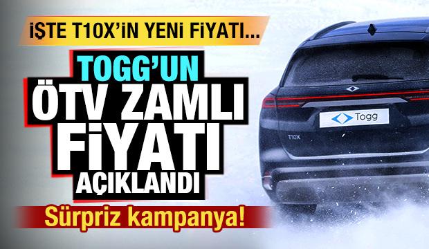 Togg'un ÖTV zamlı fiyat listesi açıklandı! İşte T10X'in yeni fiyatı! Sürpriz kampanya...
