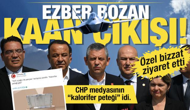 TUSAŞ'ı ziyaret eden CHP lideri Özgür Özel'den ezber bozan KAAN çıkışı