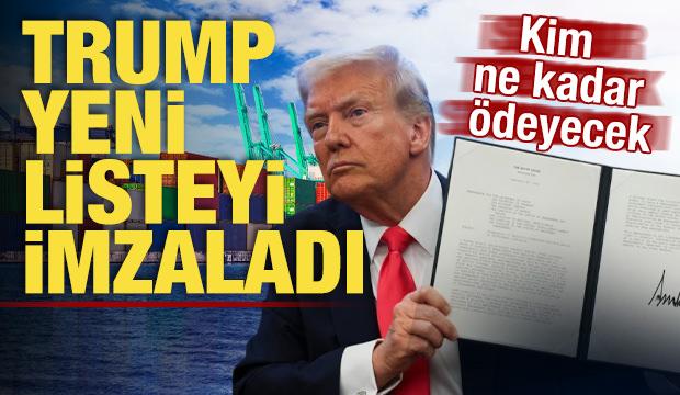 Ülke ülke fark gösteriyor! İşte tam listeyle ABD tarifesi