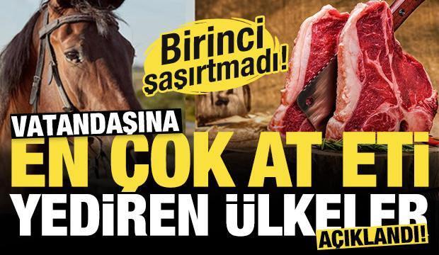Vatandaşına en fazla at eti yediren ülkeler açıklandı! Birinciliği kimseye bırakmadı...