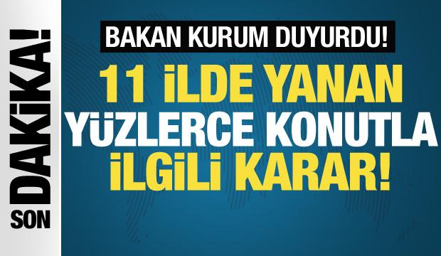 Yanan köylerde bir ay içinde i̇nşa çalışmaları başlayacak