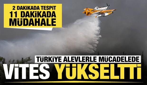 Yangınlarla mücadelede teknolojik atılım: 2 dakikada tespit, 11 dakikada müdahale